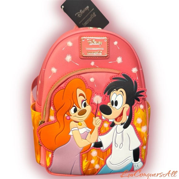 Loungefly Handbags - Loungefly Disney A Goofy Movie Max & Roxanne Mini Backpack